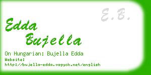 edda bujella business card